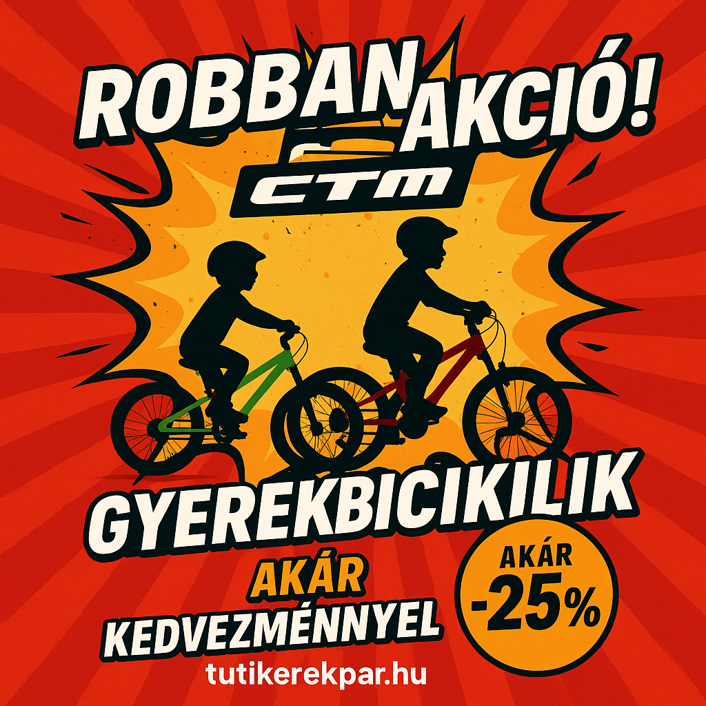 🎯 Robban az akció: CTM gyerekbiciklik akár 25% kedvezménnyel!