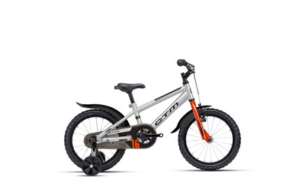 CTM TOMMY 2026 gyerek kerékpár – matt ezüst