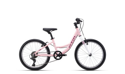 CTM ELLIE 2026 gyerek kerékpár – matt világos rózsaszín