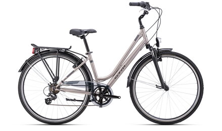 CTM FLORENCE 2026 női városi kerékpár 28" – matt bézs