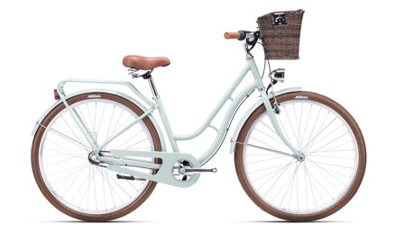 CTM SUMMER 2026 női városi kerékpár 28" – zsályazöld