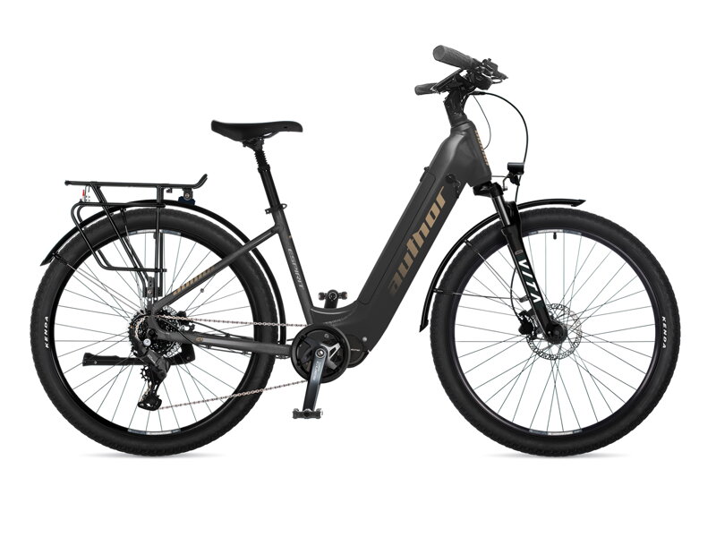 Author Espirit 2026 városi e-bike 27,5" szürke/fekete