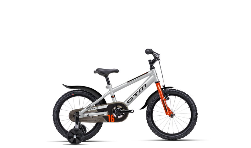 CTM TOMMY 2026 gyerek kerékpár – matt ezüst