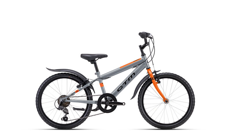 CTM SCOOBY 1.0 2026 gyerek kerékpár – matt szürke