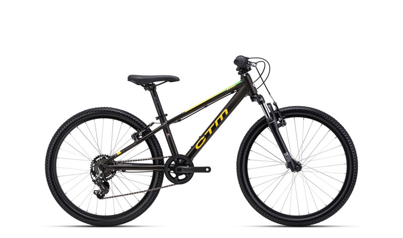 CTM ROCKY 1.0 2026 gyerek kerékpár – matt fekete