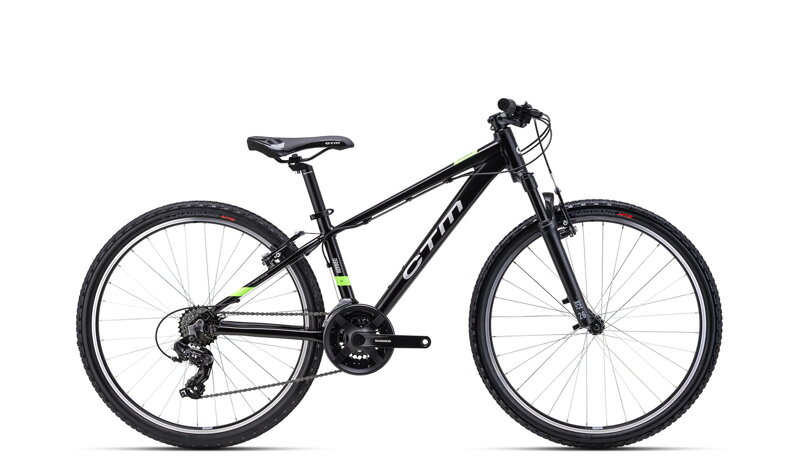 CTM TERRANO 2026 gyerek kerékpár – matt fekete