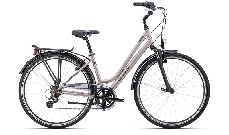 CTM FLORENCE 2026 női városi kerékpár 28" – matt bézs