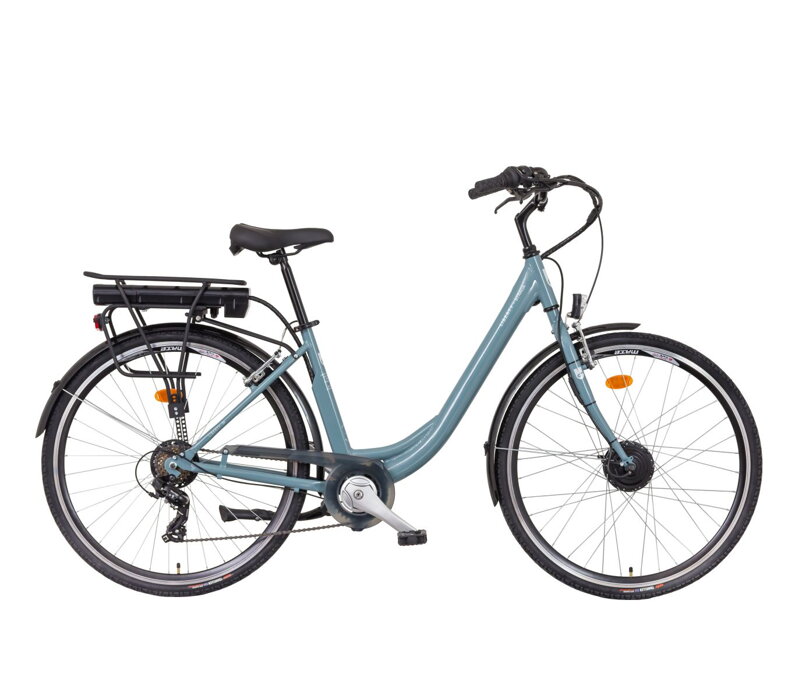 LIBERTY e-STRADA 6spd (első agymotor) 2026 – 28” városi elektromos kerékpár
