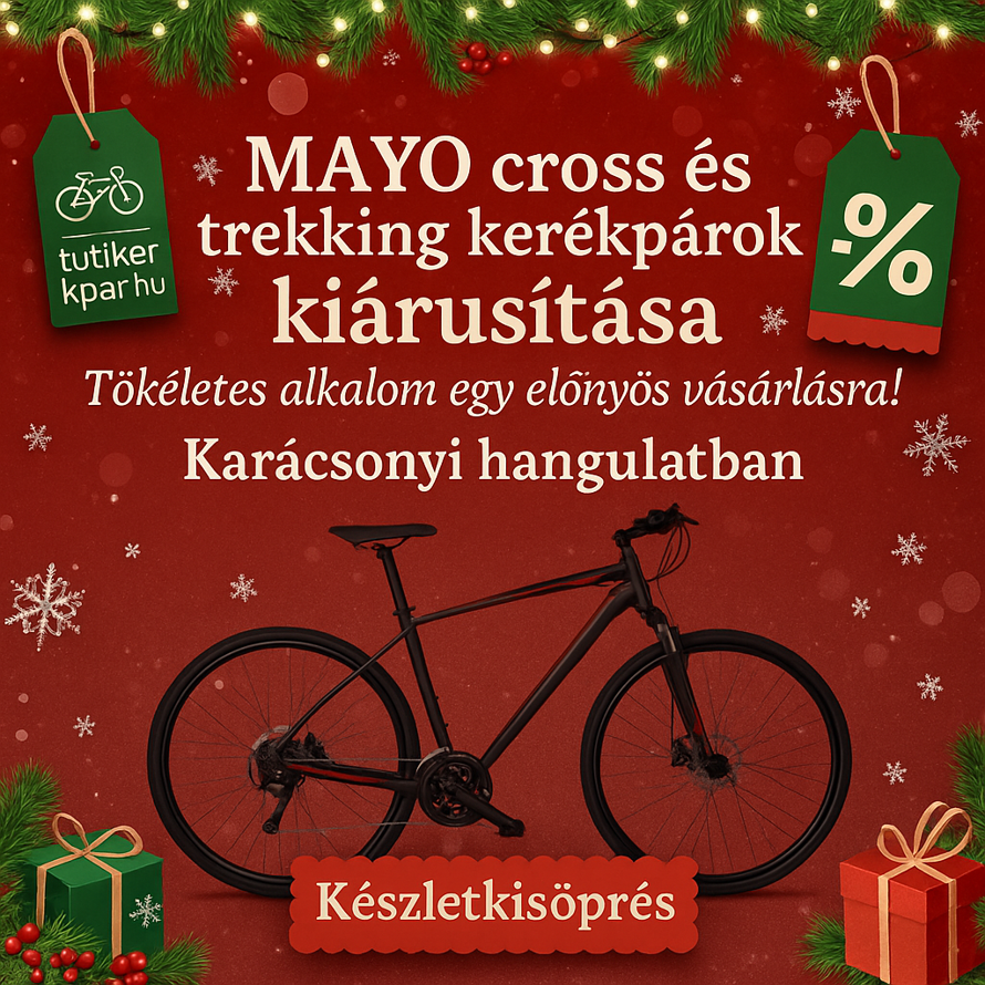 MAYO cross és trekking kerékpárok kiárusítása – tökéletes alkalom egy előnyös vásárlásra!