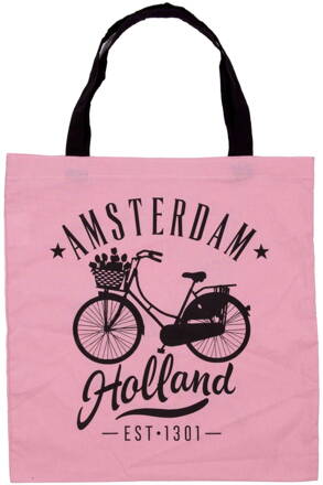 Amsterdam bevásárlótáska, rózsaszín