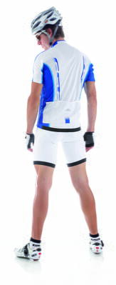 Cyklistický dres pánsky GIESSEGI Shade bielo/modrý XL