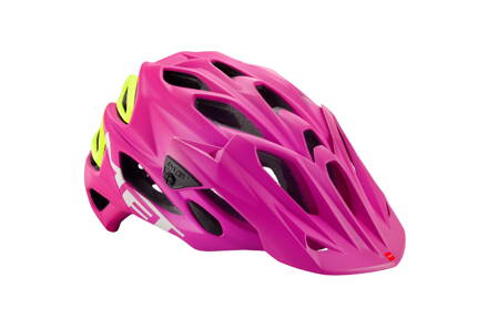 MET Parabellum HES Matt pink/lime L 59-62cm