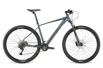 DEMA ENERGY 11 brushed metal-fekete kerékpár