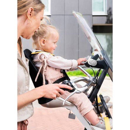 Qibbel AIR első gyerekülés – fekete