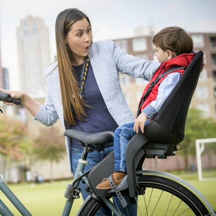 Qibbel AIR hátsó gyerekülés csomagtartóra – ezüst