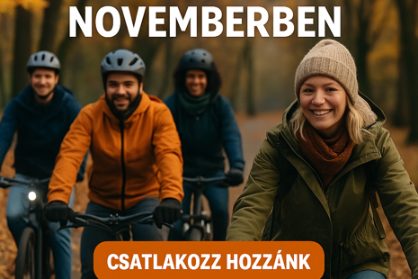 Novemberi kerékpározás: miért jó együtt tekerni, és miért kulcs a világítás és a réteges öltözködés