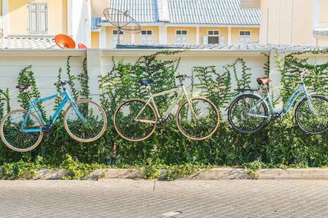 Az öreg kerékpár mint virágtartó, avagy mit kezdjünk az öreg kerékpárral